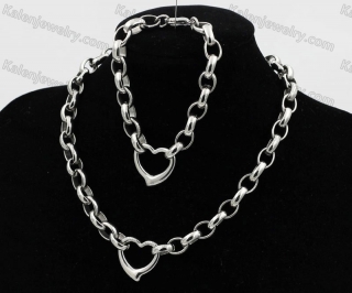 420/220mm necklace/bracelet 24.1mm pendant KJS102-0052