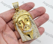 Gold Plating Steel Jesus Avatar Pendant KJP260078