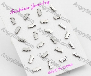 (price for 12 pairs) Batman Ear Studs KJE860123