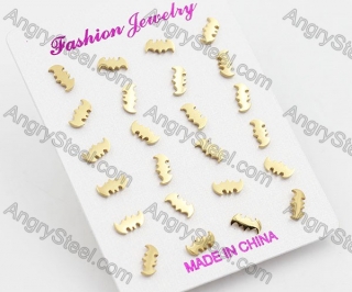 (price for 12 pairs) Batman Ear Studs KJE860125