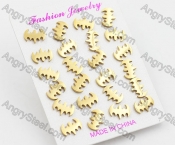 (price for 12 pairs) Batman Ear Studs KJE860126