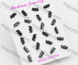 (price for 12 pairs) Batman Ear Studs KJE860127