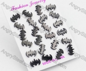 (price for 12 pairs) Batman Ear Studs KJE860128