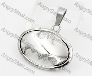 Stainless Steel Batman Pendant KJP105-0060