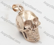 Rose Gold Skull Pendant KJP010286