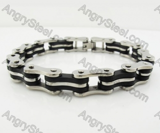 10.5 mm wide Bicycle Chain Bracelet KJB220169