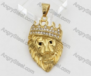 Imperial Crown Lion Pendant KJP260113