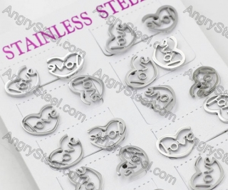 Price for 12pairs Ear Studs KJE101-0142