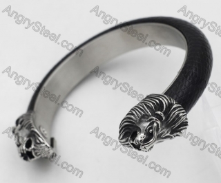 Leather Lion Bangle KJB56-0349