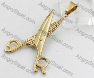 Gold Steel Hairdressing Scissors KJP010423