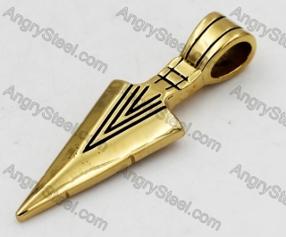 Gold Arrow Pendant KJP010428