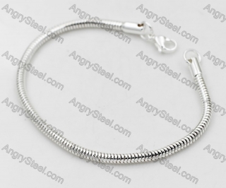 Silver Plating Stainless Steel Bracelet KJB000005