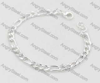 Silver Plating Stainless Steel Bracelet KJB000006