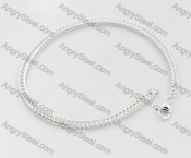 Silver Plating Stainless Steel Bracelet KJB000008